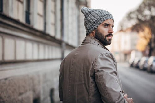 Men’s Light Brown Field Jacket – Stylish Autumn & Spring Coat